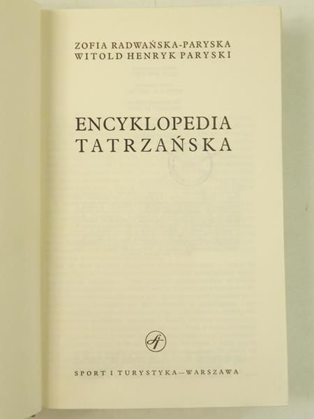 Encyklopedia  tatrzańska