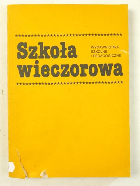 Dariński A. W.  - Szkoła wieczorowa