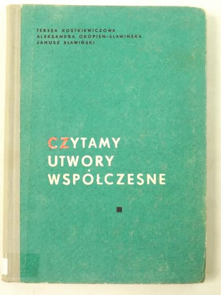 Czytamy utwory współczesne