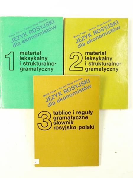 Język rosyjski dla ekonomistów, Tom I-III