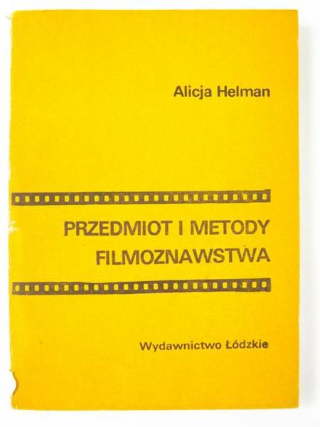 Przedmiot i Metody Filmoznawstwa