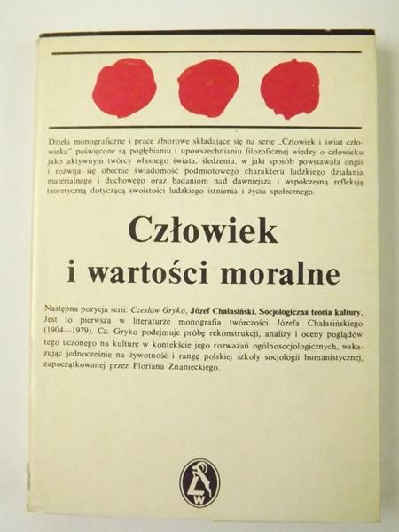 Człowiek i wartości moralnej