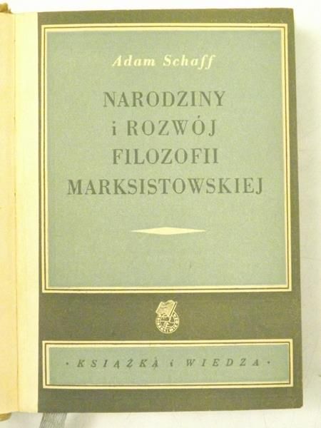 Narodziny i rozwój filozofii marksistowskiej