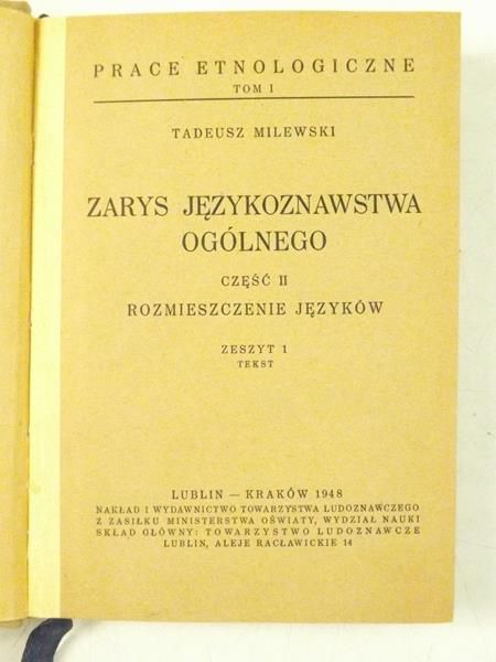 Zarys Językoznawstwa Ogólnego