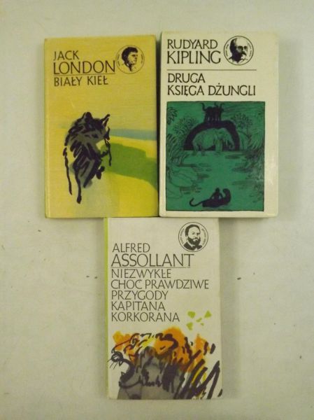 Kipling rudyard / London Jack / Assollant Alfred - Druga księga dżungli / Biały kieł / Niezwykłe choc prawdziwe przygody kapitana korkorana