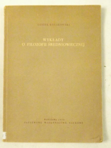 Wykłady o filozofii średniowiecznej