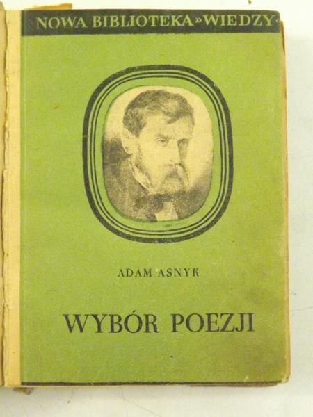 Asnyk Adam - Wybór poezji, 1948 r.