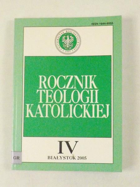 Rocznik teologii katolickiej. Tom IV