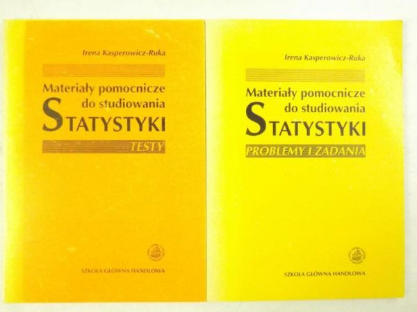 Materiały pomocnicze do studiowania statystyki, T. I-II