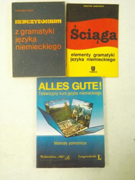 Baltzer R.,         - Alles Gute!  Repetytorium z gramatyki języka niemieckiego  Ściąga. Elementy gramatyki języka niemieckiego