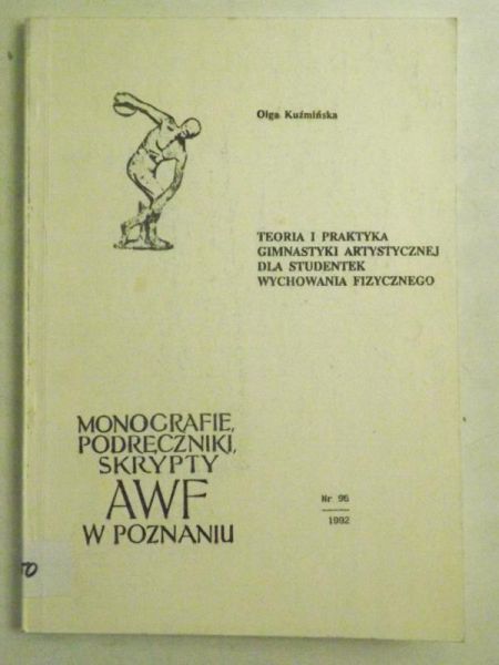 Teoria i praktyka gimnastyki artystycznej dla studentek wychowania fizycznego