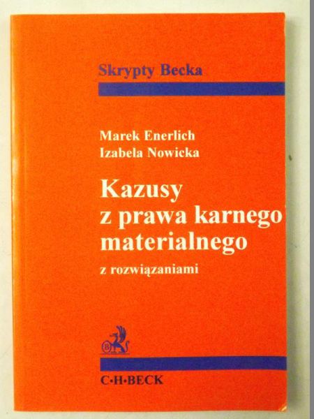Kazusy z prawa karnego materialnego z rozwiązaniami