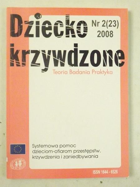 Dziecko krzywdzone, Nr 2(23) 2008