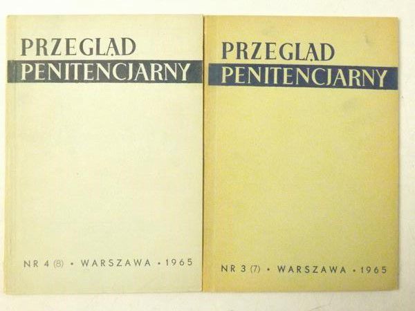Przegląd penitencjarny, Nr 4 (8) / Nr 3 (7)