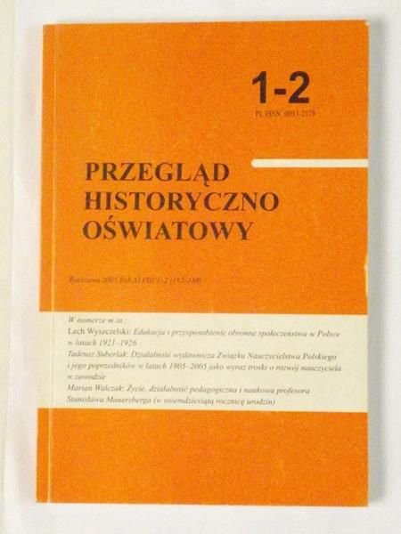 Przegląd historyczno-oświatowy, nr. 1-2, 2005 r.