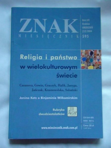 Znak - miesięcznik Nr 577, (6) 2003 r.