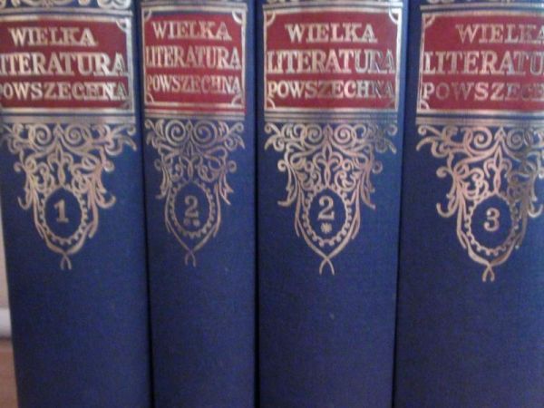 Lam Stanisław (red.) - Wielka literatura powszechna (komplet) T. I-IV, reprint 1932