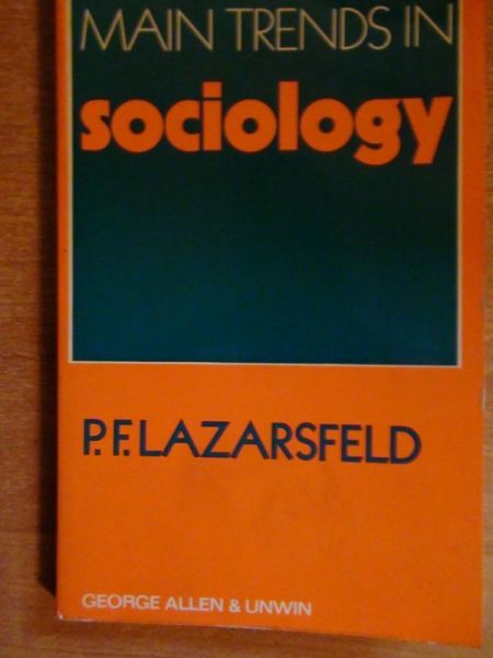 Main trends in Sociology