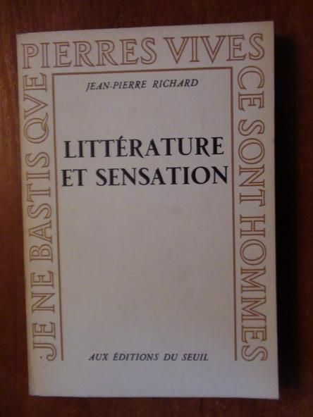 Littérature et sensation