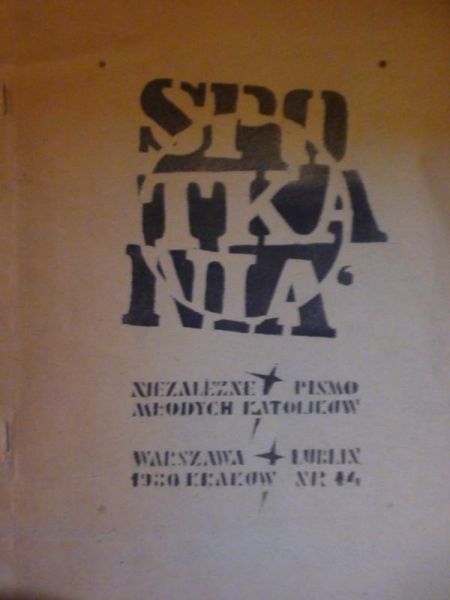 "Spotkania" Niezależne pismo młodych Katolików, Nr 14