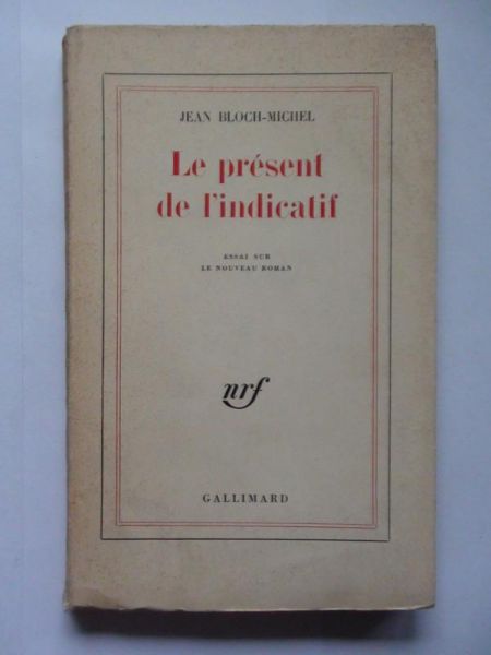 Michel-Bloch Jean - Le present de l'indicatif