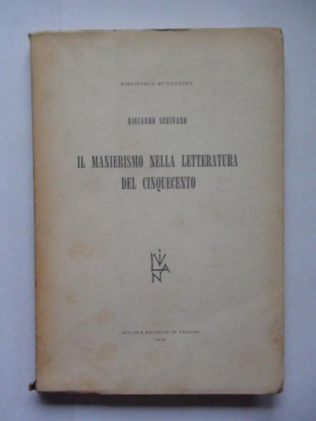 Il manierismo nella letteratura del cinquecento