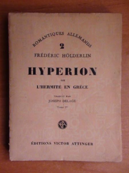 Frederic - Hyperion ou l'hermite en Grece