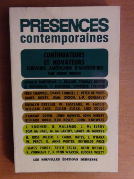 Presences contemporaines