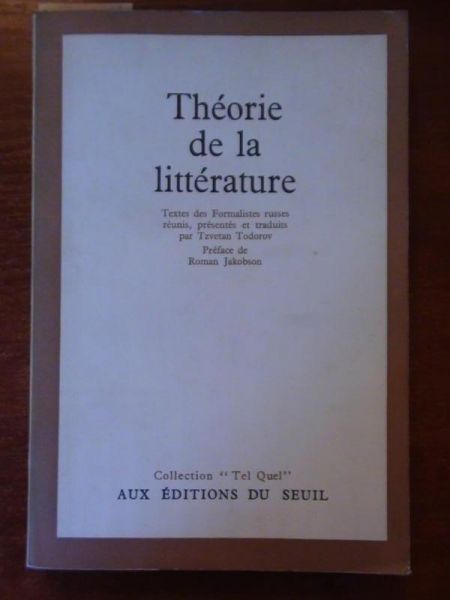 Thèorie de la littèrature