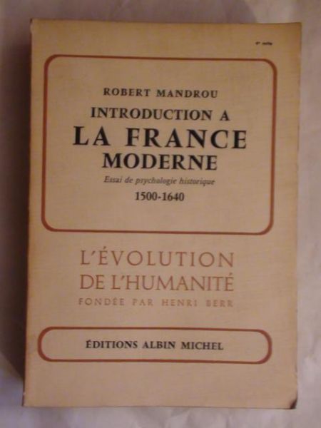 Introduction à la France Moderne