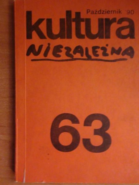 Kultura Niezależna Nr 63