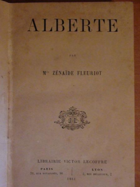 Alberte, 1881