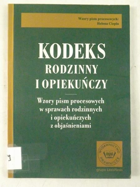 Kodeks rodzinny i opiekuńczy