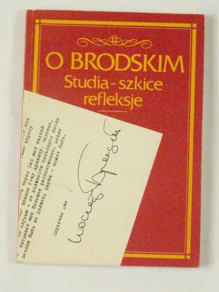 O Brodskim. Studia, szkice, refleksje