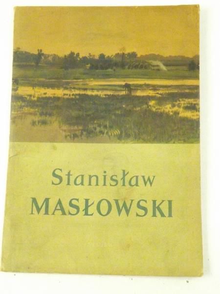 Stanisław Masłowski. Akwarele, 12 reprodukcji barwnych