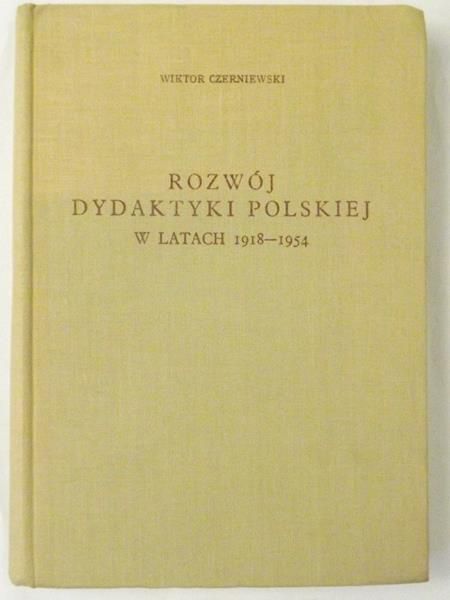 Rozwój dydaktyki polskiej w latach 1918-1954