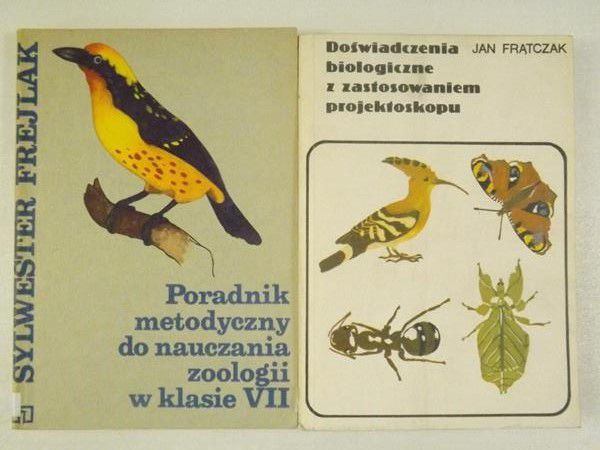 Frątczak Jan,   - Doświadczenia biologiczne z zastosowaniem projektoskopu / Poradnik metodyczny do nauczania zoologii w klasie VII