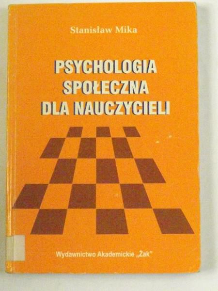 Psychologia społeczna dla nauczycieli