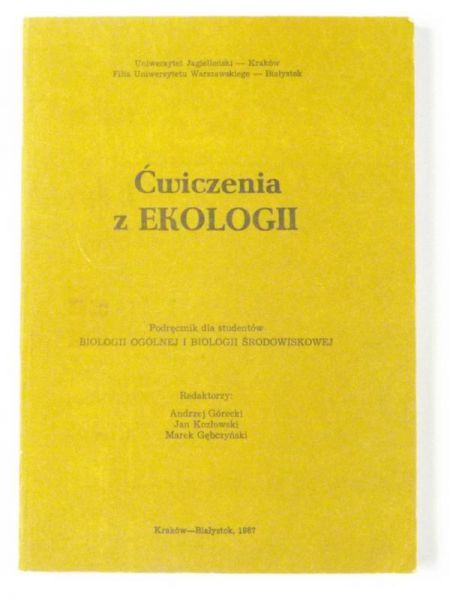Ćwieczenia z ekologii