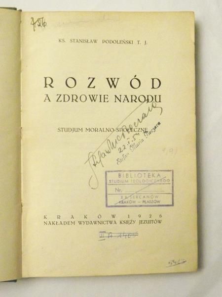 Rozwód a zdrowie narodu
