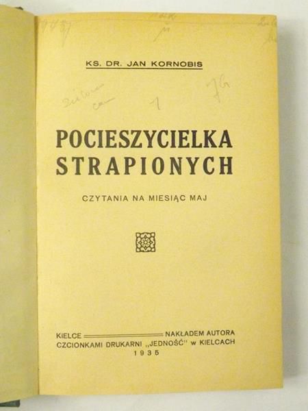 Pocieszycielka strapionych. Czytania na miesiąc maj, 1935 r.