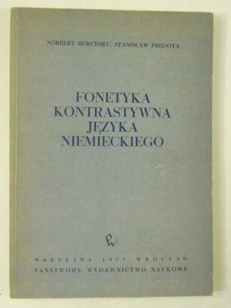 Fonetyka kontrastywna języka niemieckiego