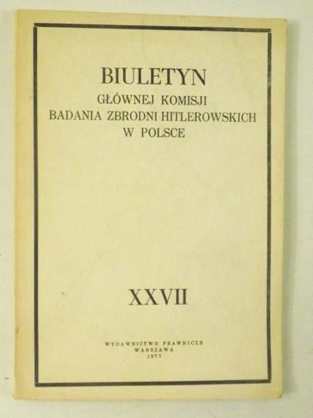 Biuletyn Głównej Komisji Badania Zbrodni Hitlerowskich w Polsce