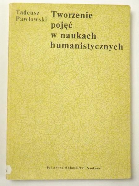 Tworzenie pojęć w naukach humanistycznych