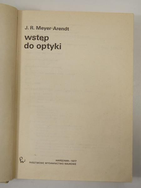 Wstęp do optyki