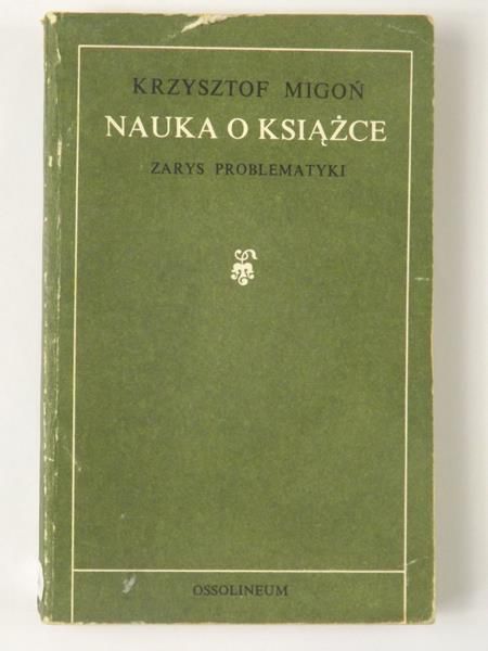 Nauka o książce-zarys problematyki