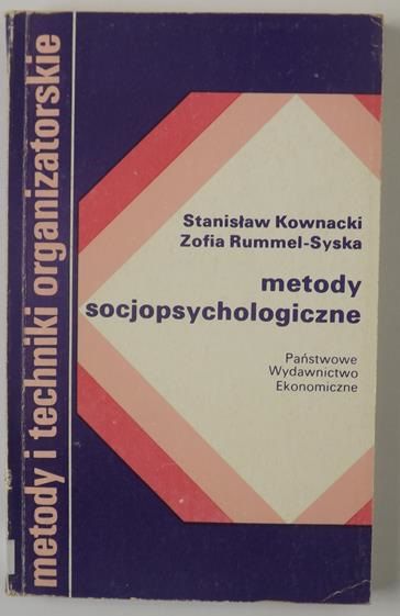 Metody socjopsychologiczne