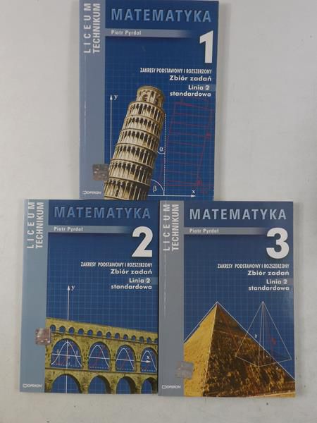 Matematyka, zbiór zadań, cz. 1-3