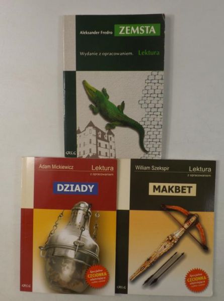 Zemsta  Dziady  Makbet