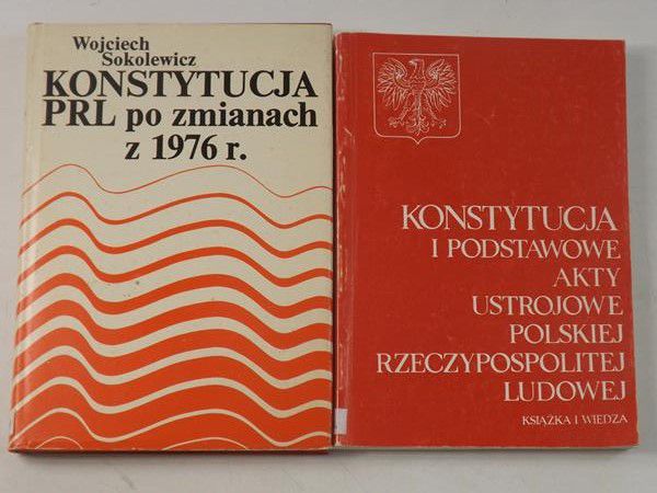 Konstytucja PRL po zmianach z 1976 r.  Konstytucja i podstawowe akty ustrojowe Polskiej Rzeczypospolitej Ludowej
